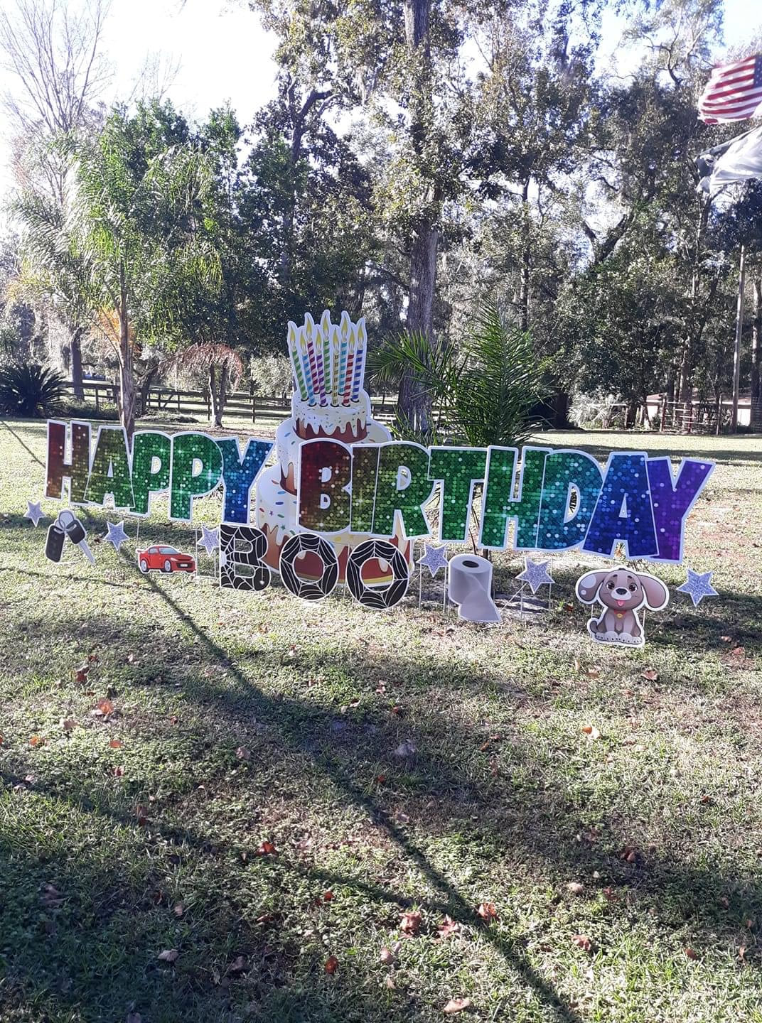 Large Greeting - One Day Rental